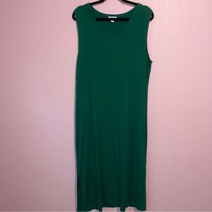 Daily Practice Everyday Midi Dress Women Size XL Soft Stretch Knit Casual Comfy